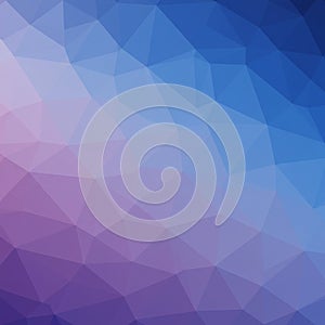 A geometric abstract background featuring an array of polygons with a gradient color