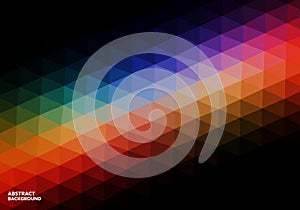 Geometric abstract background featuring a pattern of interlocking triangles. The