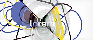 Geometric abstract background