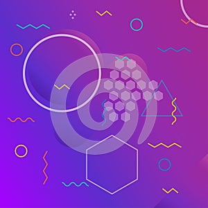 Geometric abstract background, vector pattern, dynamic shape