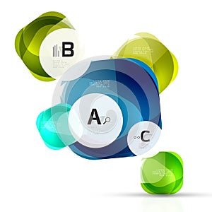 Geometric abstract background