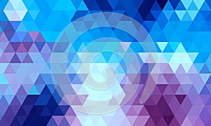 geometric abstract blue triangle shape pattern background