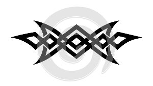 Geometric Abstract Design Element, Modern Decorative Border, vector design Generative AI