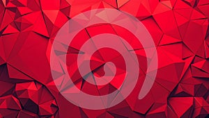 Red geometric design abstract background