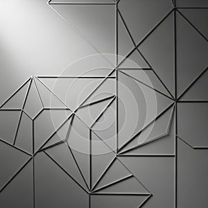 Geometric abstract design featuring intersecting lines