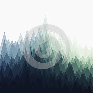 Geometric abstract design featuring overlapping triangular