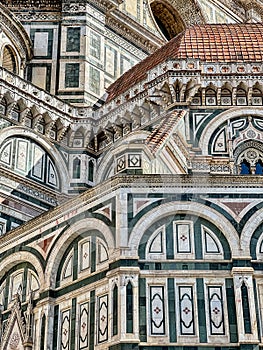 Geometric Abstract Of The Duomo In Florence