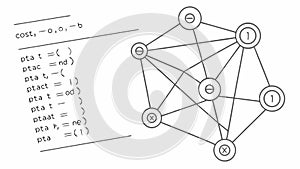 Geometric Abstract Dynamic Lines Pattern, vector design Generative AI