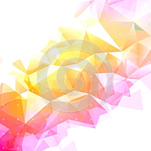 Geometric abstract low poly background