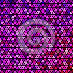 Geometric abstract low poly triangle grid background