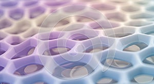 Geometric abstract pattern featuring a honeycomb structure. The image showcases a