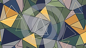 Geometric abstract pattern featuring interlocking triangles i