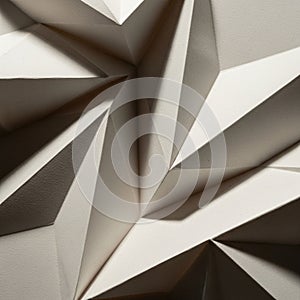 Abstract pattern featuring a series of interconnected, three-