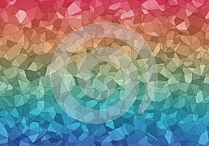 Geometric abstract pattern featuring triangular shapes in a mosaic