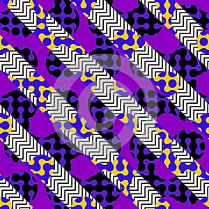 Geometric abstract pattern. Intersection style