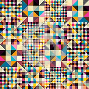 Geometric abstract pattern. Intersection style