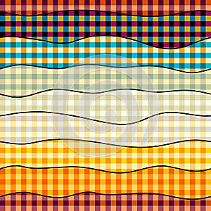 Geometric abstract pattern. Intersection style