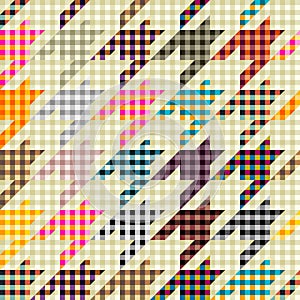 Geometric abstract pattern. Intersection style