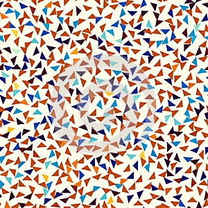 Geometric abstract pattern. Random triangles pattern