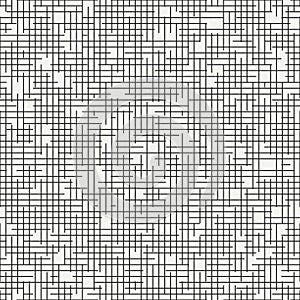 Geometric abstract seamless discrete pattern. photo