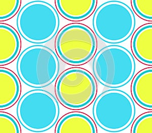 Geometric abstract seamless pattern background. Colorful shapes