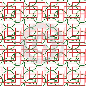 Geometric abstract seamless pattern. Retro background. Endless repeatable print.