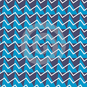 Geometric abstract seamless pattern. Simple triangles background