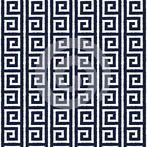 Geometric abstract seamless vector pattern including traditional korean or chinese motive with typical lines and elements