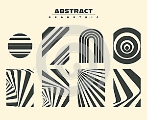 Geometric abstract shapes for flyers, posters, brochure covers, background, wallpaper, typography, or other printing