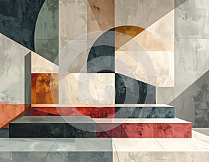 Geometric and with abstract steps