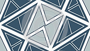 Geometric Abstract Triangular Pattern Blue Tones, vector design Generative AI