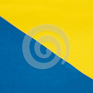 Geometric abstract two color, blue and yellow, colorful minimal paper textures