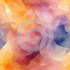 Geometric abstract wallpapers with impressionistic colorplay and cubist faceting (tiled) photo