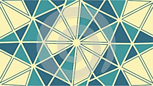 Geometric architectural pattern, abstract ornate design tile. vector design Generative AI