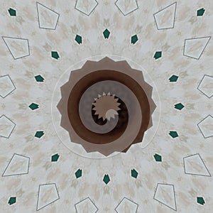 geometric art with marocco style