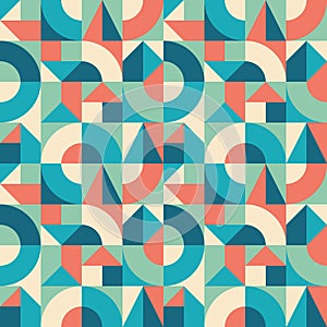 Geometric background design. Abstract seamless pattern. Vector template banner poster