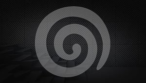 Geometric background with elements of architecture in dark tones