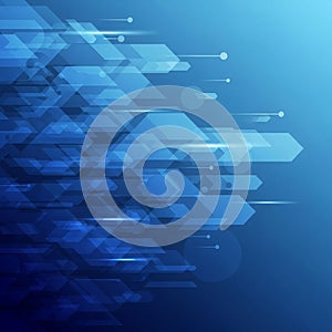 Geometric background featuring overlapping translucent hexagonal shapes