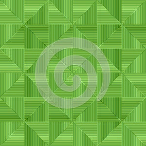 Geometric background of green triangles. Seamless pattern of triangles