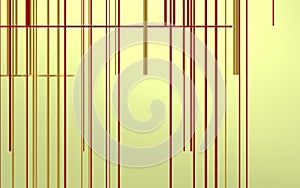 Geometric background with red lines over goldenlet backlight.