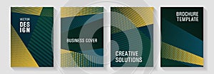 Geometric banner vector backgrounds.