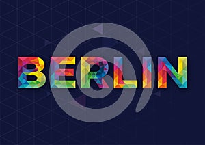 Geometric Berlin City Vector Design