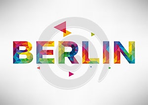 Geometric Berlin City Vector Design