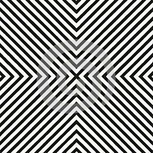 Geometric black and white chevron pattern abstract background
