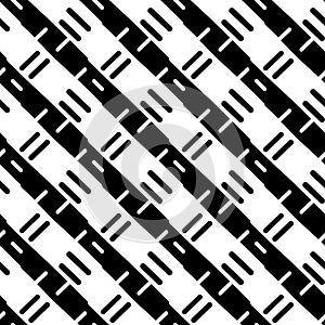 Geometric Black and White Pattern