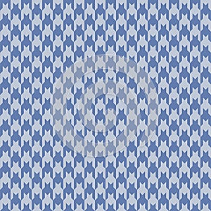 Geometric Blue Abstract Houndstooth Pattern