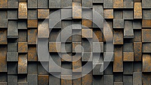 geometric box abstract pattern stone wall texture