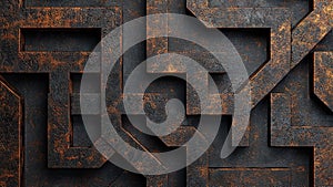 geometric box abstract pattern stone wall texture