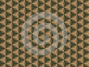 Geometric brown pattern.Seamless 3D texture.