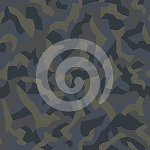 Geometric camouflage seamless pattern. Abstract modern military urban texture. Camo background. Vector